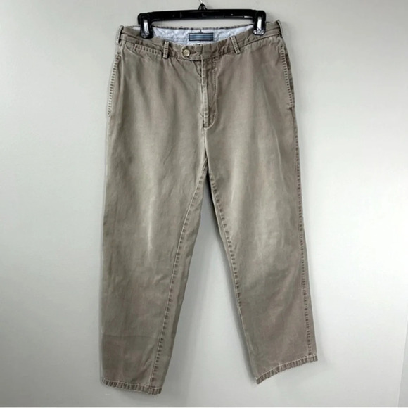 Peter Millar Sz 32 men's Khaki pants with back pockets - Picture 1 of 13
